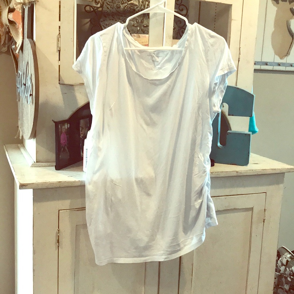 White comfy maternity shirt!
